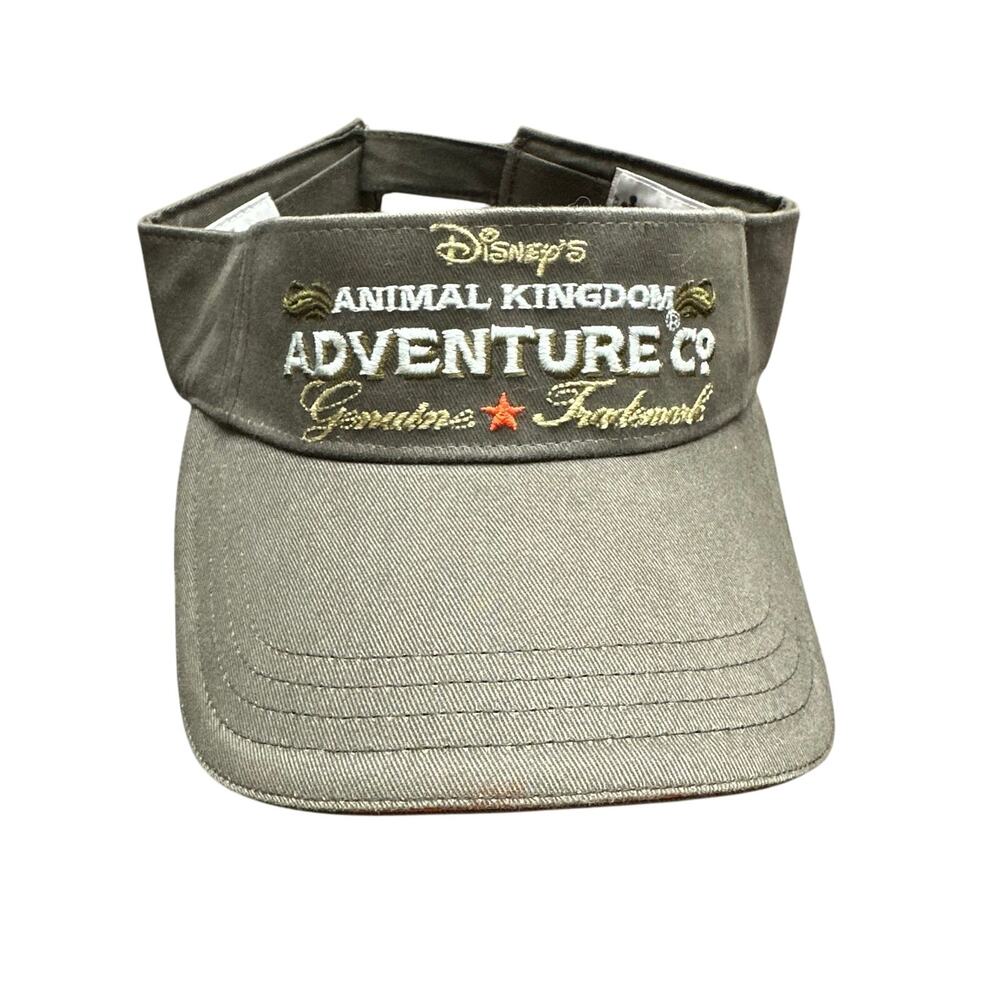 Walt Disney World VISOR Animal Kingdom Adult Green Adjustable Hat